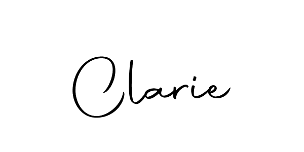The best way (Autography-DOLnW) to make a short signature is to pick only two or three words in your name. The name Clarie include a total of six letters. For converting this name. Clarie signature style 10 images and pictures png