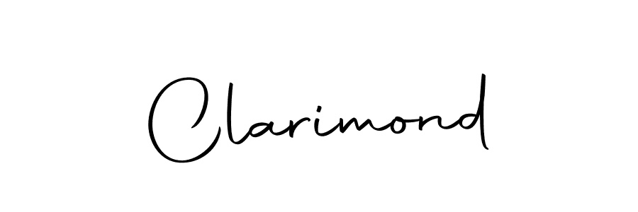 How to make Clarimond name signature. Use Autography-DOLnW style for creating short signs online. This is the latest handwritten sign. Clarimond signature style 10 images and pictures png