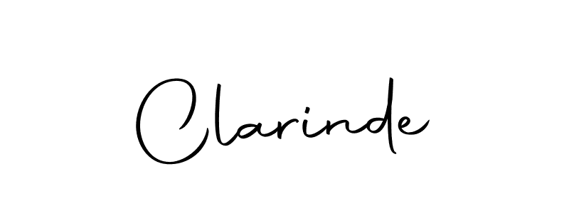 It looks lik you need a new signature style for name Clarinde. Design unique handwritten (Autography-DOLnW) signature with our free signature maker in just a few clicks. Clarinde signature style 10 images and pictures png