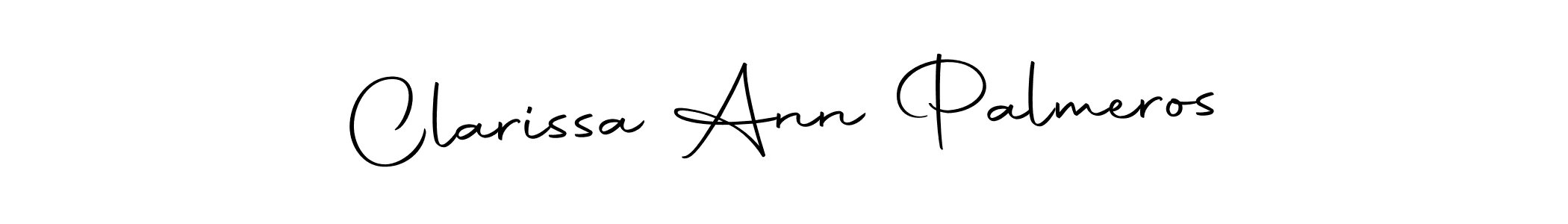 Also You can easily find your signature by using the search form. We will create Clarissa Ann Palmeros name handwritten signature images for you free of cost using Autography-DOLnW sign style. Clarissa Ann Palmeros signature style 10 images and pictures png