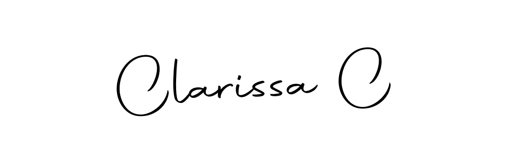 Make a beautiful signature design for name Clarissa C. With this signature (Autography-DOLnW) style, you can create a handwritten signature for free. Clarissa C signature style 10 images and pictures png