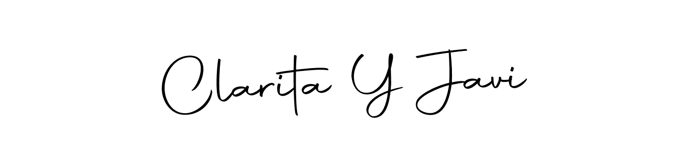 You should practise on your own different ways (Autography-DOLnW) to write your name (Clarita Y Javi) in signature. don't let someone else do it for you. Clarita Y Javi signature style 10 images and pictures png