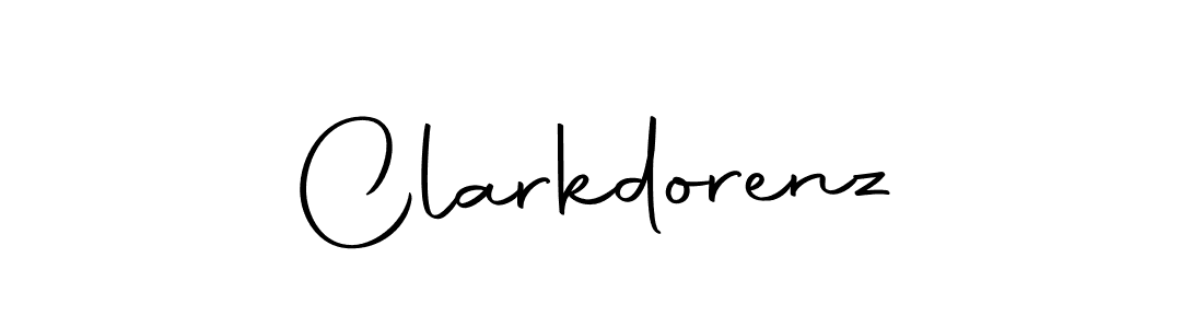 The best way (Autography-DOLnW) to make a short signature is to pick only two or three words in your name. The name Clarkdorenz include a total of six letters. For converting this name. Clarkdorenz signature style 10 images and pictures png