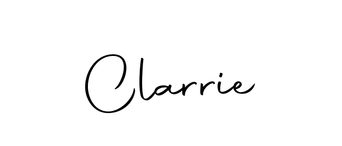 Clarrie stylish signature style. Best Handwritten Sign (Autography-DOLnW) for my name. Handwritten Signature Collection Ideas for my name Clarrie. Clarrie signature style 10 images and pictures png