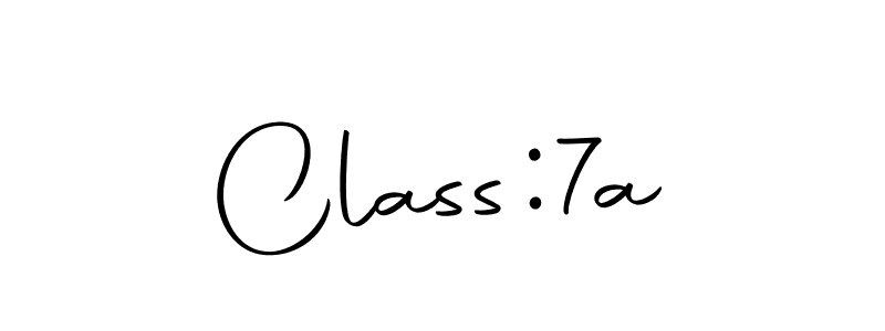 Create a beautiful signature design for name Class:7a. With this signature (Autography-DOLnW) fonts, you can make a handwritten signature for free. Class:7a signature style 10 images and pictures png