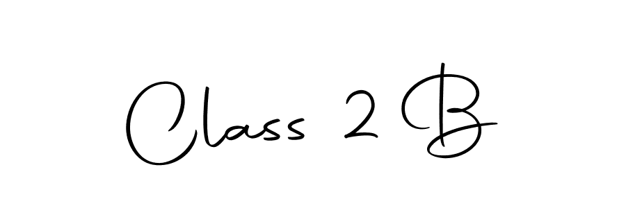 Make a beautiful signature design for name Class 2 B. With this signature (Autography-DOLnW) style, you can create a handwritten signature for free. Class 2 B signature style 10 images and pictures png