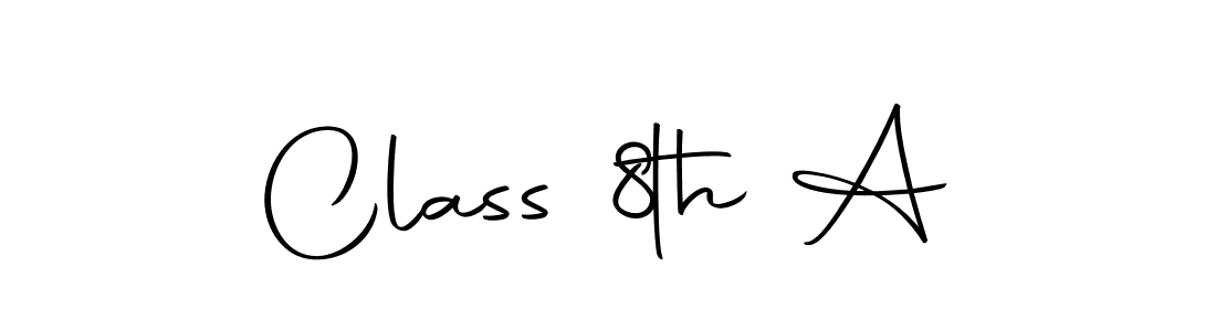 Design your own signature with our free online signature maker. With this signature software, you can create a handwritten (Autography-DOLnW) signature for name Class 8th A. Class 8th A signature style 10 images and pictures png