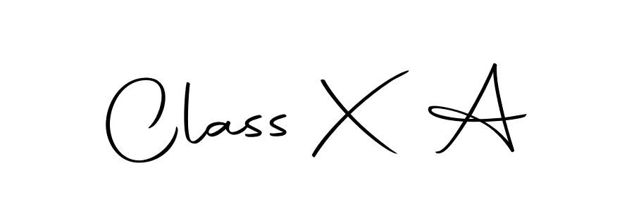 Design your own signature with our free online signature maker. With this signature software, you can create a handwritten (Autography-DOLnW) signature for name Class X A. Class X A signature style 10 images and pictures png