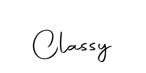 Use a signature maker to create a handwritten signature online. With this signature software, you can design (Autography-DOLnW) your own signature for name Classy. Classy signature style 10 images and pictures png