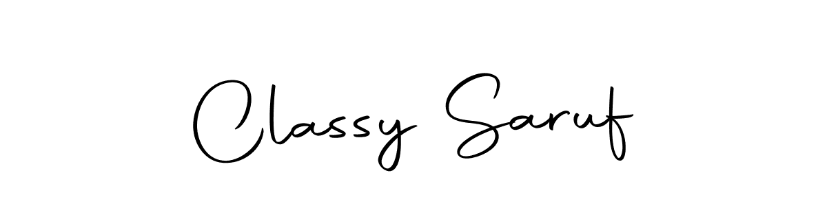 The best way (Autography-DOLnW) to make a short signature is to pick only two or three words in your name. The name Classy Saruf include a total of six letters. For converting this name. Classy Saruf signature style 10 images and pictures png