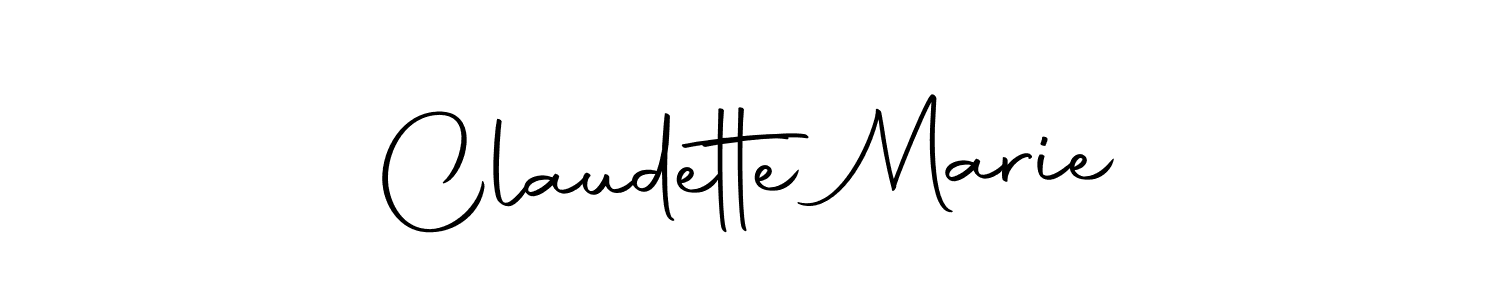 How to make Claudette Marie signature? Autography-DOLnW is a professional autograph style. Create handwritten signature for Claudette Marie name. Claudette Marie signature style 10 images and pictures png