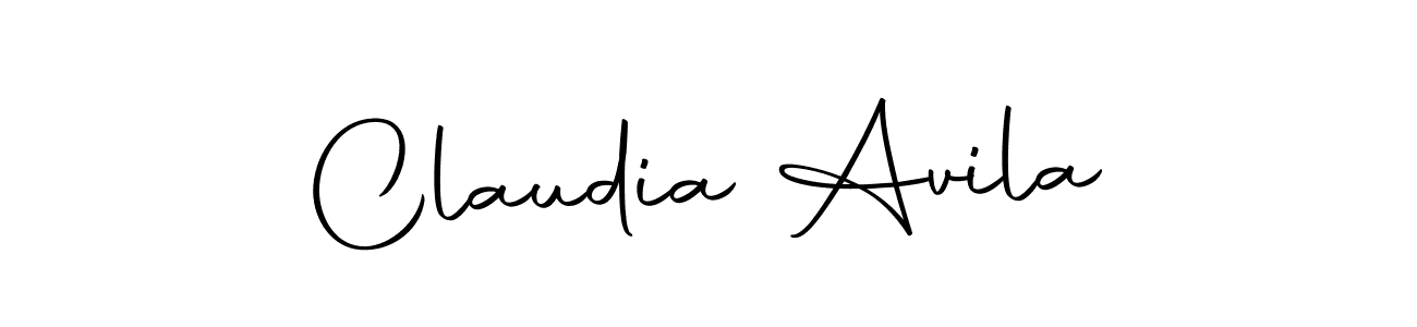 Make a beautiful signature design for name Claudia Avila. Use this online signature maker to create a handwritten signature for free. Claudia Avila signature style 10 images and pictures png