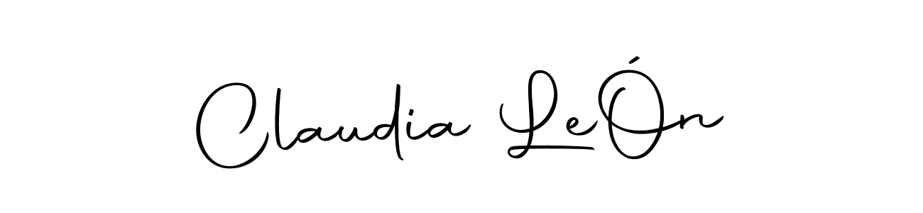 Make a short Claudia LeÓn signature style. Manage your documents anywhere anytime using Autography-DOLnW. Create and add eSignatures, submit forms, share and send files easily. Claudia LeÓn signature style 10 images and pictures png