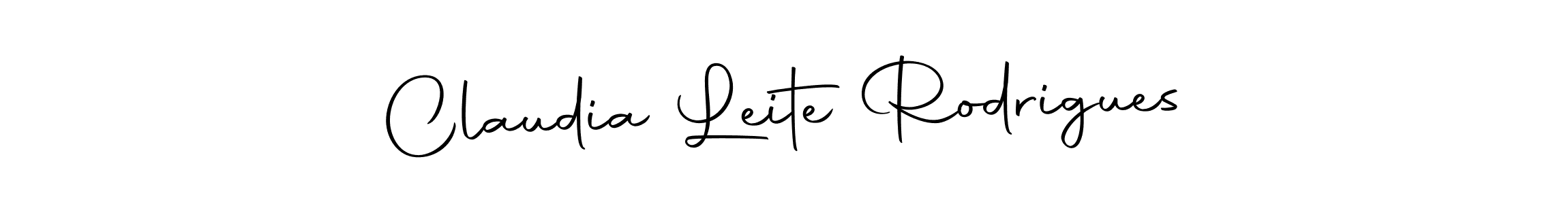 Create a beautiful signature design for name Claudia Leite Rodrigues. With this signature (Autography-DOLnW) fonts, you can make a handwritten signature for free. Claudia Leite Rodrigues signature style 10 images and pictures png