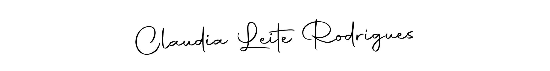 How to make Claudia Leite Rodrigues name signature. Use Autography-DOLnW style for creating short signs online. This is the latest handwritten sign. Claudia Leite Rodrigues signature style 10 images and pictures png