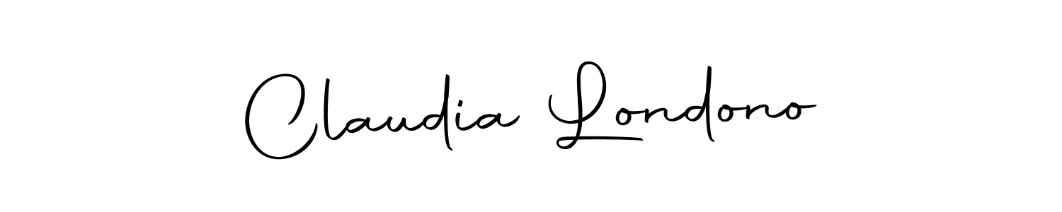 You can use this online signature creator to create a handwritten signature for the name Claudia Londono. This is the best online autograph maker. Claudia Londono signature style 10 images and pictures png