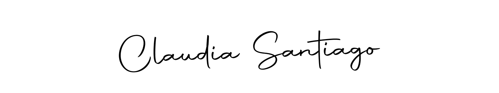 Once you've used our free online signature maker to create your best signature Autography-DOLnW style, it's time to enjoy all of the benefits that Claudia Santiago name signing documents. Claudia Santiago signature style 10 images and pictures png