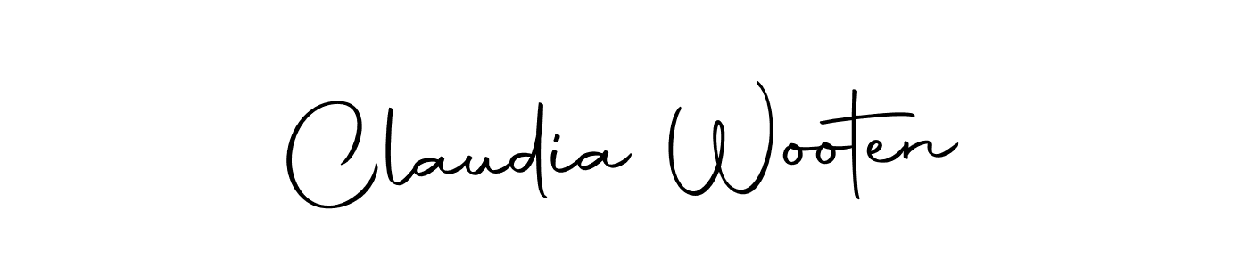 The best way (Autography-DOLnW) to make a short signature is to pick only two or three words in your name. The name Claudia Wooten include a total of six letters. For converting this name. Claudia Wooten signature style 10 images and pictures png