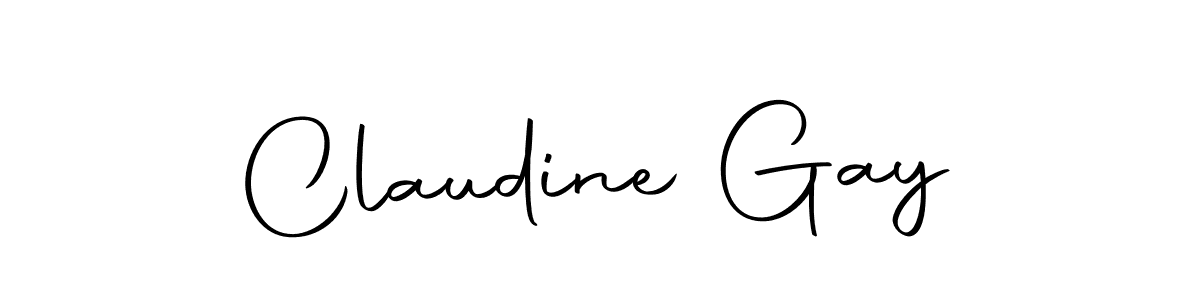 You can use this online signature creator to create a handwritten signature for the name Claudine Gay. This is the best online autograph maker. Claudine Gay signature style 10 images and pictures png