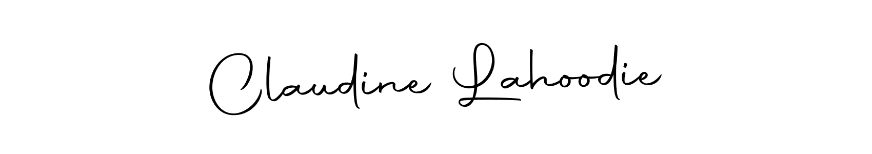 Also You can easily find your signature by using the search form. We will create Claudine Lahoodie name handwritten signature images for you free of cost using Autography-DOLnW sign style. Claudine Lahoodie signature style 10 images and pictures png