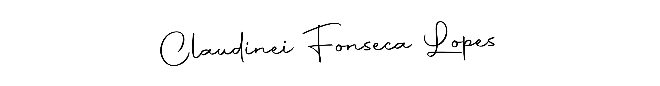 Design your own signature with our free online signature maker. With this signature software, you can create a handwritten (Autography-DOLnW) signature for name Claudinei Fonseca Lopes. Claudinei Fonseca Lopes signature style 10 images and pictures png