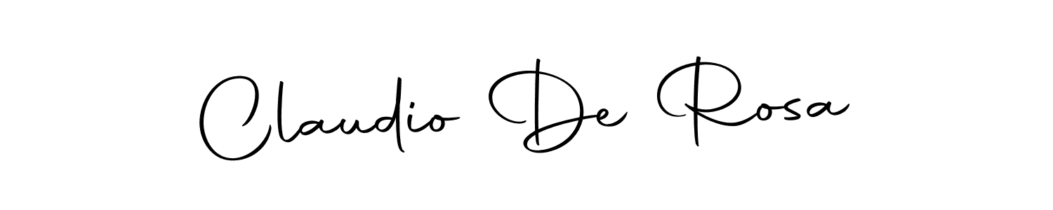 You should practise on your own different ways (Autography-DOLnW) to write your name (Claudio De Rosa) in signature. don't let someone else do it for you. Claudio De Rosa signature style 10 images and pictures png