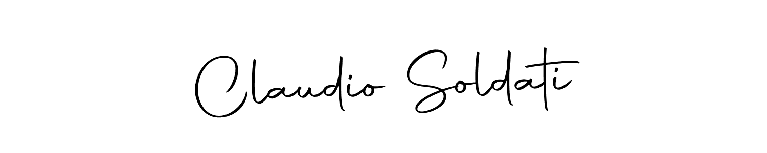 Design your own signature with our free online signature maker. With this signature software, you can create a handwritten (Autography-DOLnW) signature for name Claudio Soldati. Claudio Soldati signature style 10 images and pictures png
