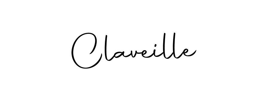 Claveille stylish signature style. Best Handwritten Sign (Autography-DOLnW) for my name. Handwritten Signature Collection Ideas for my name Claveille. Claveille signature style 10 images and pictures png
