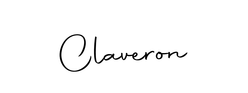 Claveron stylish signature style. Best Handwritten Sign (Autography-DOLnW) for my name. Handwritten Signature Collection Ideas for my name Claveron. Claveron signature style 10 images and pictures png