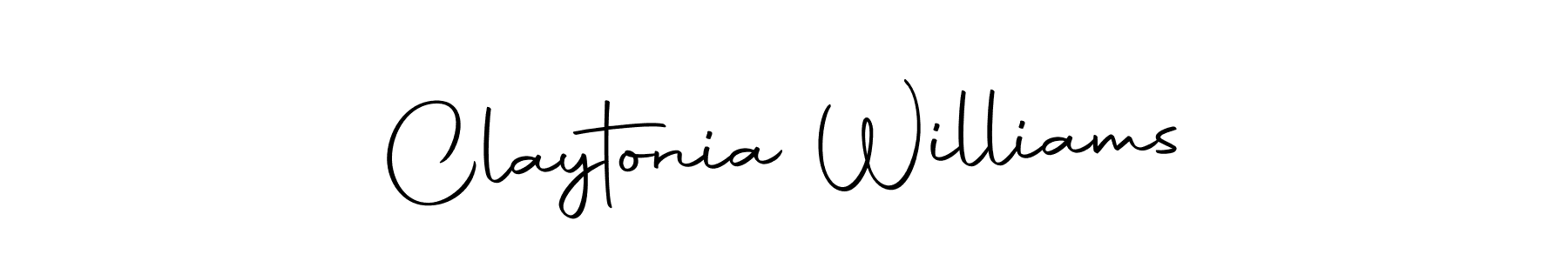 You can use this online signature creator to create a handwritten signature for the name Claytonia Williams. This is the best online autograph maker. Claytonia Williams signature style 10 images and pictures png