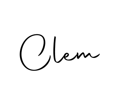 Similarly Autography-DOLnW is the best handwritten signature design. Signature creator online .You can use it as an online autograph creator for name Clem. Clem signature style 10 images and pictures png