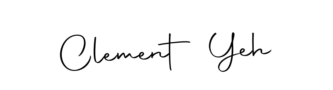 Clement Yeh stylish signature style. Best Handwritten Sign (Autography-DOLnW) for my name. Handwritten Signature Collection Ideas for my name Clement Yeh. Clement Yeh signature style 10 images and pictures png