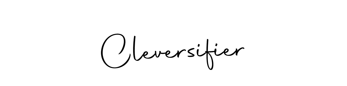 How to make Cleversifier signature? Autography-DOLnW is a professional autograph style. Create handwritten signature for Cleversifier name. Cleversifier signature style 10 images and pictures png