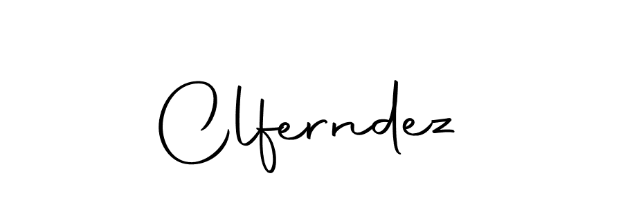 Create a beautiful signature design for name Clferndez. With this signature (Autography-DOLnW) fonts, you can make a handwritten signature for free. Clferndez signature style 10 images and pictures png
