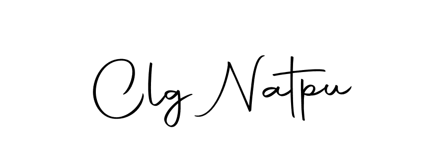 Create a beautiful signature design for name Clg Natpu. With this signature (Autography-DOLnW) fonts, you can make a handwritten signature for free. Clg Natpu signature style 10 images and pictures png