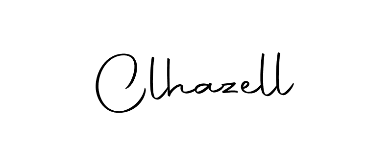 Create a beautiful signature design for name Clhazell. With this signature (Autography-DOLnW) fonts, you can make a handwritten signature for free. Clhazell signature style 10 images and pictures png
