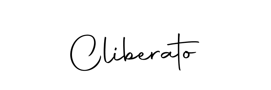 How to make Cliberato name signature. Use Autography-DOLnW style for creating short signs online. This is the latest handwritten sign. Cliberato signature style 10 images and pictures png