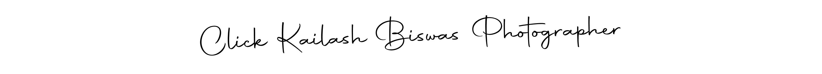 This is the best signature style for the Click Kailash Biswas Photographer name. Also you like these signature font (Autography-DOLnW). Mix name signature. Click Kailash Biswas Photographer signature style 10 images and pictures png