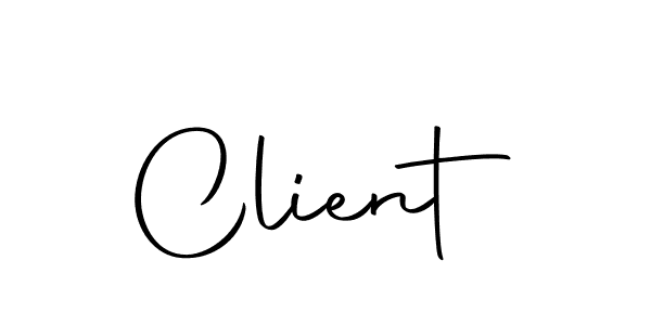 How to make Client signature? Autography-DOLnW is a professional autograph style. Create handwritten signature for Client name. Client signature style 10 images and pictures png