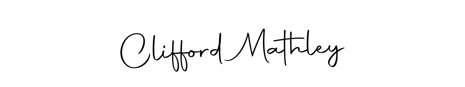 It looks lik you need a new signature style for name Clifford Mathley. Design unique handwritten (Autography-DOLnW) signature with our free signature maker in just a few clicks. Clifford Mathley signature style 10 images and pictures png