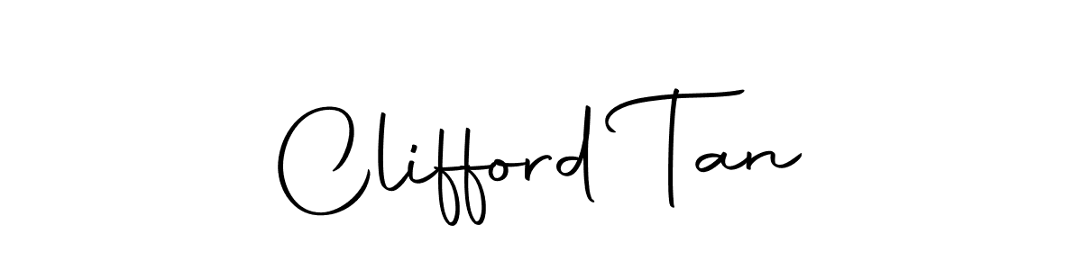 You should practise on your own different ways (Autography-DOLnW) to write your name (Clifford Tan) in signature. don't let someone else do it for you. Clifford Tan signature style 10 images and pictures png