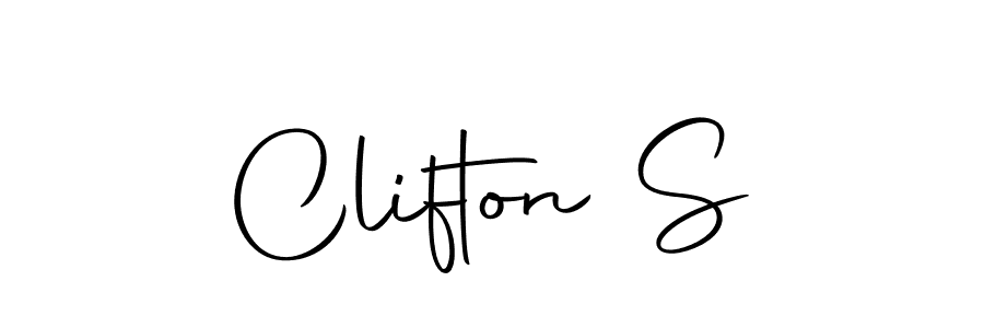 You should practise on your own different ways (Autography-DOLnW) to write your name (Clifton S) in signature. don't let someone else do it for you. Clifton S signature style 10 images and pictures png