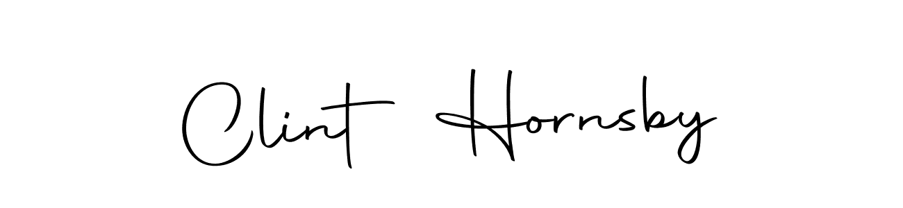 Make a beautiful signature design for name Clint Hornsby. With this signature (Autography-DOLnW) style, you can create a handwritten signature for free. Clint Hornsby signature style 10 images and pictures png