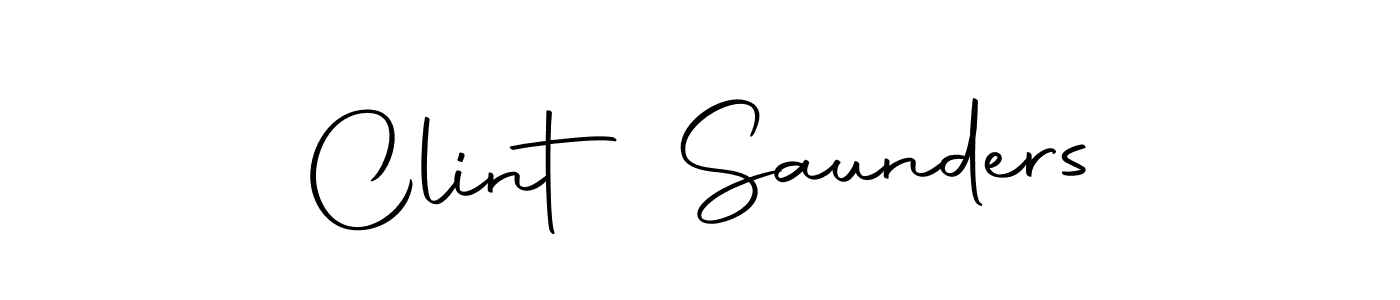 Make a beautiful signature design for name Clint Saunders. Use this online signature maker to create a handwritten signature for free. Clint Saunders signature style 10 images and pictures png