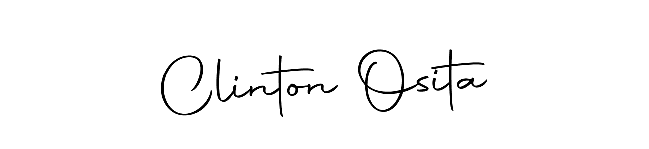 Use a signature maker to create a handwritten signature online. With this signature software, you can design (Autography-DOLnW) your own signature for name Clinton Osita. Clinton Osita signature style 10 images and pictures png
