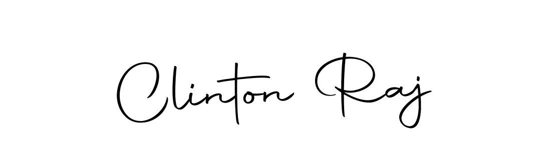 Make a beautiful signature design for name Clinton Raj. With this signature (Autography-DOLnW) style, you can create a handwritten signature for free. Clinton Raj signature style 10 images and pictures png