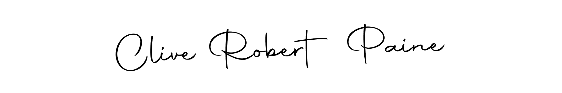 Create a beautiful signature design for name Clive Robert Paine. With this signature (Autography-DOLnW) fonts, you can make a handwritten signature for free. Clive Robert Paine signature style 10 images and pictures png