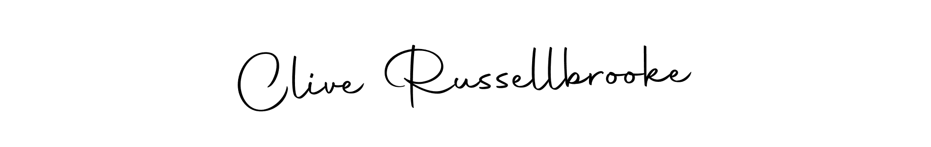 Create a beautiful signature design for name Clive Russellbrooke. With this signature (Autography-DOLnW) fonts, you can make a handwritten signature for free. Clive Russellbrooke signature style 10 images and pictures png