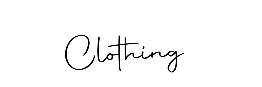 Make a beautiful signature design for name Clothing . With this signature (Autography-DOLnW) style, you can create a handwritten signature for free. Clothing  signature style 10 images and pictures png