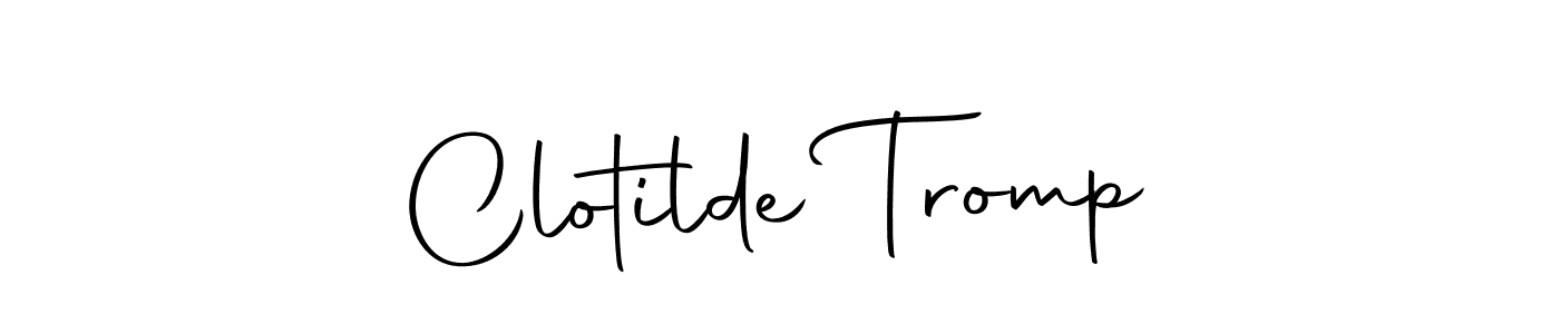 How to make Clotilde Tromp signature? Autography-DOLnW is a professional autograph style. Create handwritten signature for Clotilde Tromp name. Clotilde Tromp signature style 10 images and pictures png